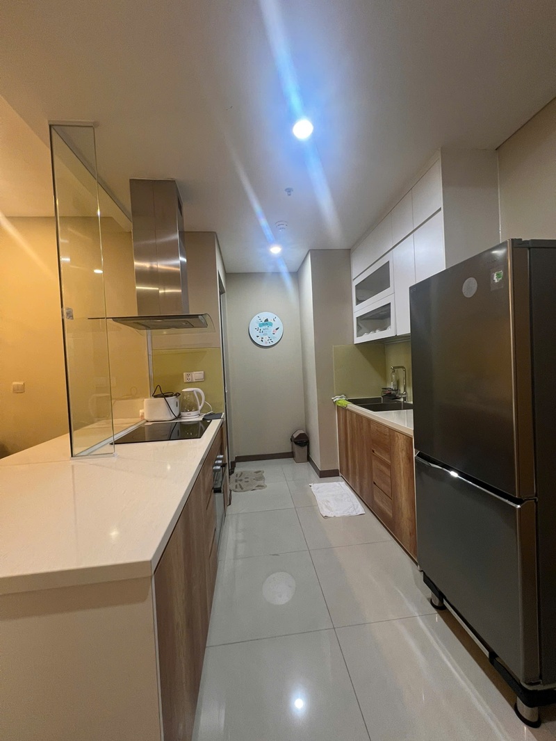 Ph&ograve;ng bếp căn hộ H&agrave; Đ&ocirc; Centrosa 2 ph&ograve;ng ngủ